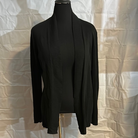 Faded Glory Black Cardigan Sweater size XL extra large - Picture 1 of 8